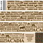 Acadia National Park Themed Hiking/Walking Stick Emblaze Your Trail