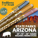 Arizona State Parks Themed Walking Stick and Hiking Stick