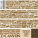 Bryce Canyon National Park Themed Walking Stick and Hiking Stick