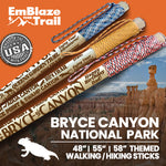 Bryce Canyon National Park Themed Walking Stick and Hiking Stick