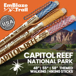 Capitol Reef National Park Themed Walking Stick and Hiking Stick