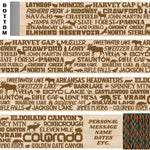 Colorado State Parks Themed Walking Stick and Hiking Stick