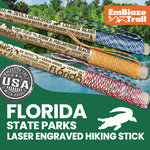 Florida State Parks Themed Walking Stick and Hiking Stick