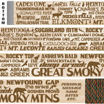 Great Smoky Mountains National Park Themed Walking Stick