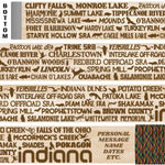 Indiana State Parks Themed Walking Stick and Hiking Stick