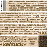 Kentucky State Parks Themed Walking Stick