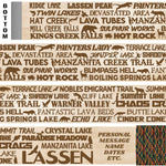 Lassen Volcanic National Park Themed Walking Stick and Hiking Stick