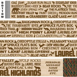 Laurel Highlands - Themed Hiking-Walking Stick Emblaze Your Trail