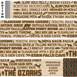 The Ozarks - Themed Hiking-Walking Stick Emblaze Your Trail