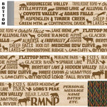 Rocky Mountain NP Themed Hiking Stick Emblaze Your Trail