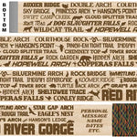 Red River Gorge - Themed Hiking-Walking Stick Emblaze Your Trail