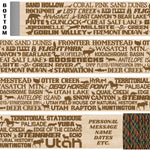 Utah State Parks Themed Walking Stick
