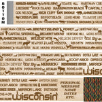 Wisconsin State Parks Themed Walking Stick