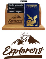 National Park Map Box and Passport Display EmBlaze Your Trail