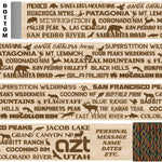 Arizona Trail Themed Hiking-Walking Stick