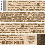 The Black Hills - Themed Hiking/Walking Stick Emblaze Your Trail