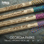 Georgia State Parks Themed Walking Stick