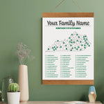 XL Personalized Kentucky State Park Bucket List Map on Canvas EmBlaze Your Trail