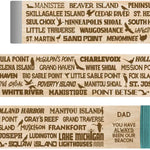 Lake Michigan Lighthouses - Themed Hiking-Walking Stick Emblaze Your Trail