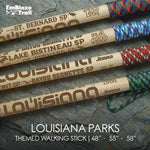 Louisiana State Parks Themed Walking Stick