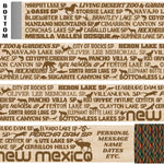 New Mexico State Parks Themed Walking Stick and Hiking Stick