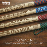 Olympic National Park Themed Walking Stick