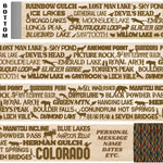 Popular Colorado Trails Themed Walking Stick