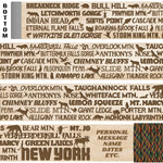Popular New York Trails Themed Walking Stick