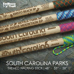 South Carolina State Parks Themed Walking Stick