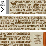 Best Tennessee Trails Themed Walking Stick Emblaze Your Trail