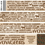 Voyageurs National Park Themed Walking Stick and Hiking Stick