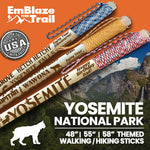 Yosemite National Park Themed Walking Stick and Hiking Stick