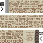 Best Colorado Trails Themed Walking Stick - EmBlaze Your Trail