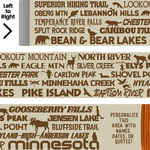 Best Minnesota Trails Themed Walking Stick - EmBlaze Your Trail