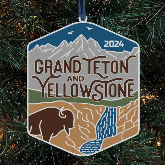 XL 2024 Yellowstone/Teton Collectible Ornament - EmBlaze Your Trail