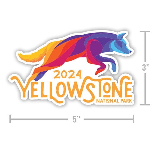 2024 Yellowstone National Park Sticker | PRESALE - EmBlaze Your Trail