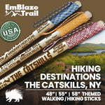 The Catskills - Themed Hiking-Walking Stick