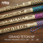 Grand Teton National Park Themed Walking Stick