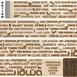 Iowa State Parks Themed Walking Stick and Hiking Stick