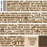 John Muir Trail Themed Hiking-Walking Stick