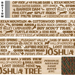 Joshua Tree National Park Themed Walking Stick and Hiking Stick