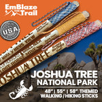 Joshua Tree National Park Themed Walking Stick and Hiking Stick