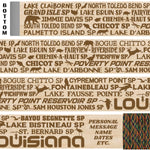 Louisiana State Parks Themed Walking Stick and Hiking Stick