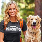 Hike Wild Wolf Topo - Hiking T-Shirt