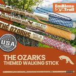 The Ozarks - Themed Hiking/Walking Stick