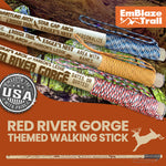 Red River Gorge - Themed Hiking/Walking Stick