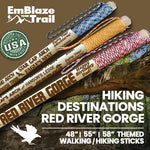 Red River Gorge - Themed Hiking-Walking Stick