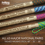 All 63 U.S. National Parks Walking Stick