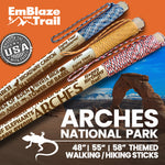 Arches National Park Themed Walking Stick and Hiking Stick