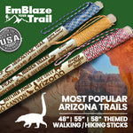 Best Arizona Trails Themed Hiking-Walking Stick